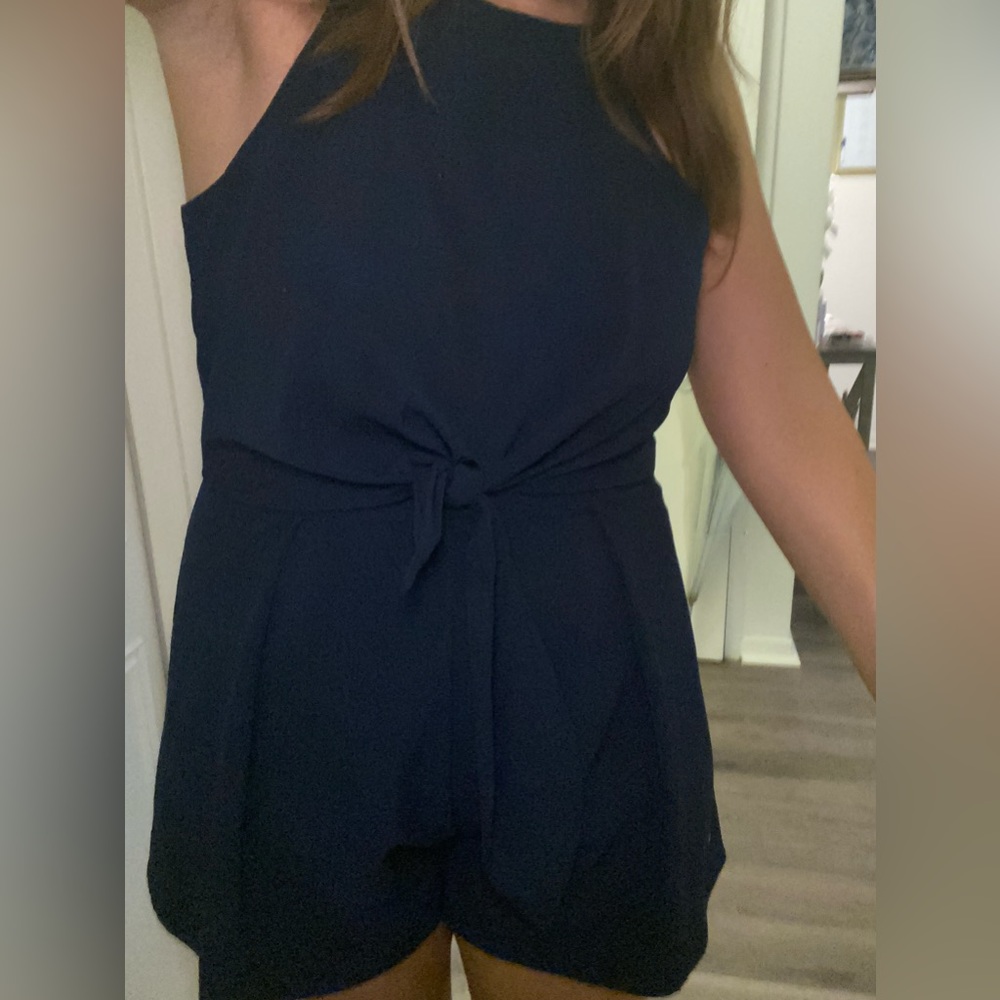 Navy blue Romper Feminine size L